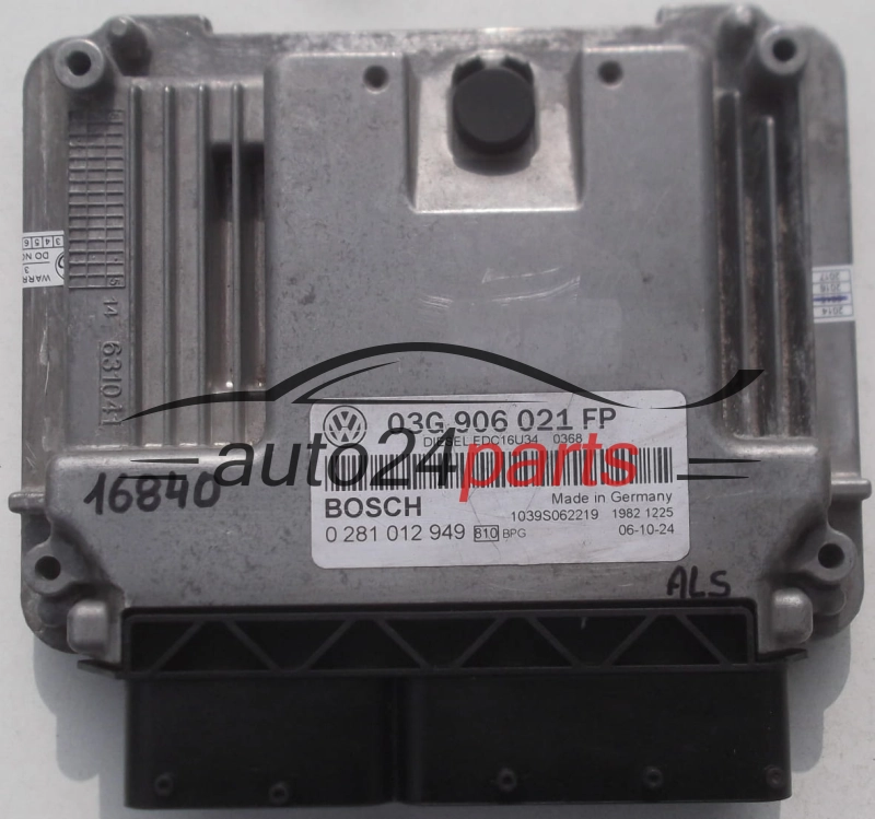 KOMPUTER STEROWNIK SILNIKA VW VOLKSWAGEN GOLF 2.0 TDI 