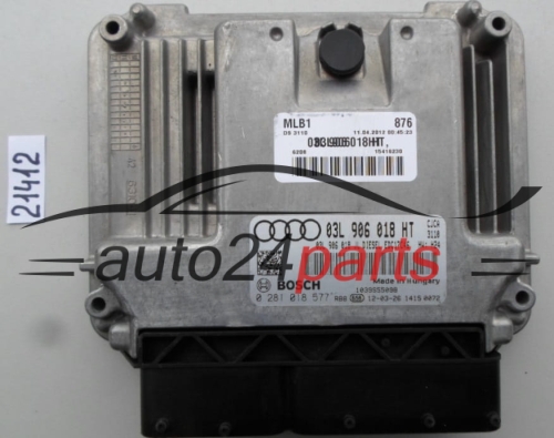 CENTRALITA DE MOTOR AUDI A4 2.0 TDI BOSCH 0 281 018 577, 0281018577, 03L 906 018 HT, 03L906018HT, EDC17C46