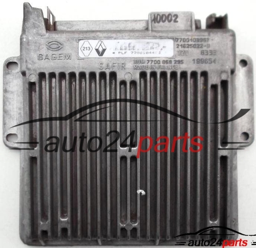 ECU CENTRALITA DE MOTOR RENAULT TWINGO, HOM7700868295, 7700868295, 7700103967, 216250223 