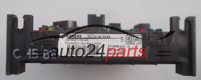 CENTRALKA MODUL STEROWNIK KOMFORTU CITROEN PEUGEOT SIEMENS S118085210D