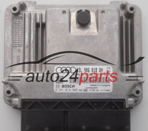 MOTORSTEUERGERÄT ECU STEUERGERÄT AUDI VOLKSWAGEN BOSCH 0 281 019 900,  03L 906 018 QH