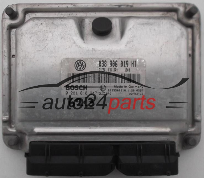 KOMPUTER STEROWNIK SILNIKA SEAT IBIZA 1.9 TDI 038906019HT, BOSCH 0281010947, 1039S00316