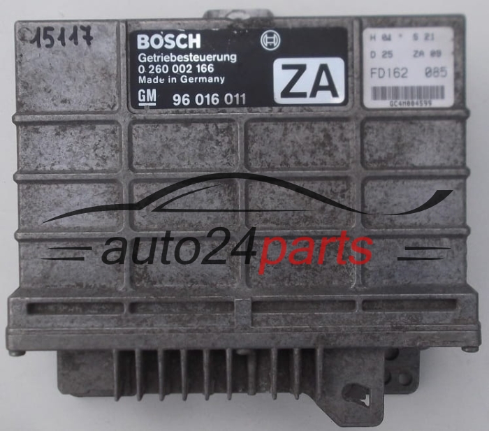 STEROWNIK SKRZYNI AUTOMATYCZNEJ OPEL OMEGA A BOSCH 0 260 002 166, 0260002166, GM 96 016 011 ZA, 96016011ZA