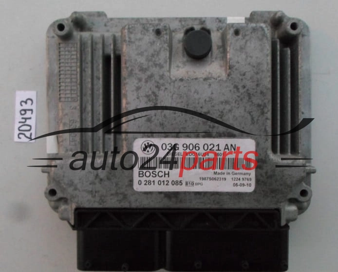 KOMPUTER STEROWNIK SILNIKA VW VOLKSWAGEN SKODA 1.9 TDI BOSCH 0 281 012 085, 0281012085, 03G 906 021 AN, 03G906021AN, EDC16U34