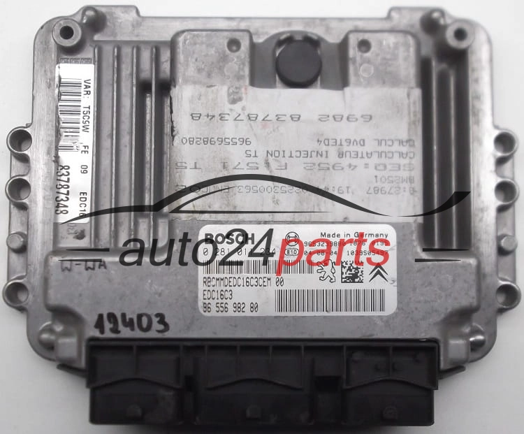 calculateur moteur pour peugeot 307 1.6 hdi