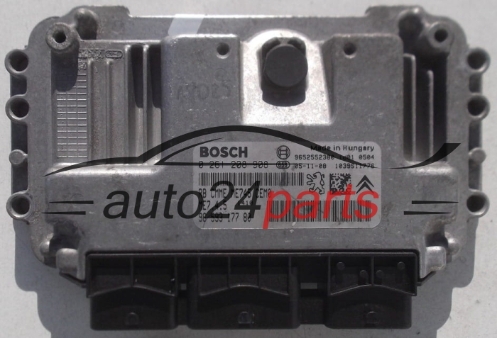 MOTORSTEUERGERÄT ECU STEUERGERÄT  CITROEN PEUGEOT 1.6 BOSCH 0 261 208 908,  96 593 177 80