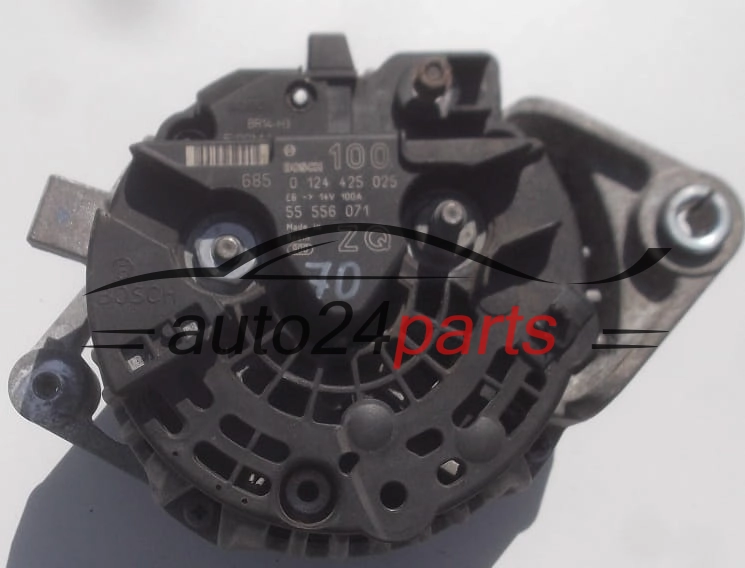 ALTERNATOR 1.8 OPEL ASTRA H BOSCH 0124425025, 55556071 ZQ, 100A