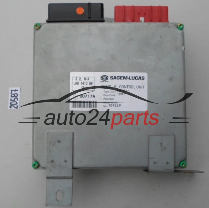KOMPUTER STEROWNIK SILNIKA JAGUAR SAGEM LUCAS LNB 1410 BB, LNB1410BB, 80717A, 109779