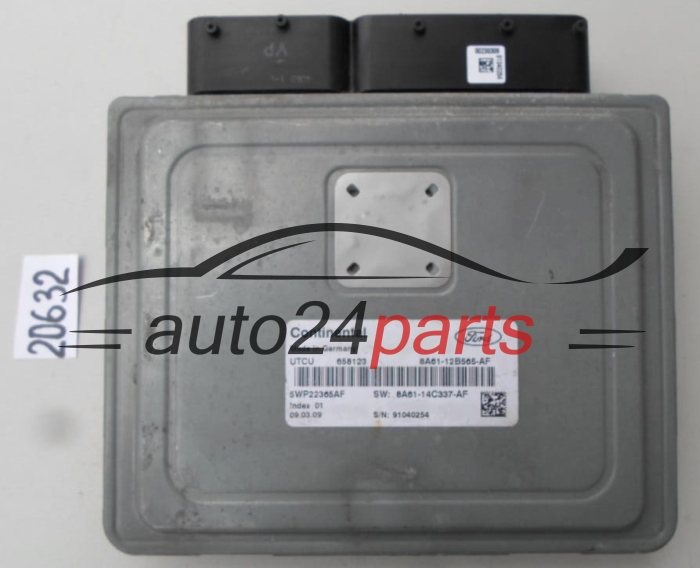 KOMPUTER STEROWNIK SILNIKA FORD FIESTA 1.4 8A61-12B565-AF, 8A6112B565AF, 5WP22365AF