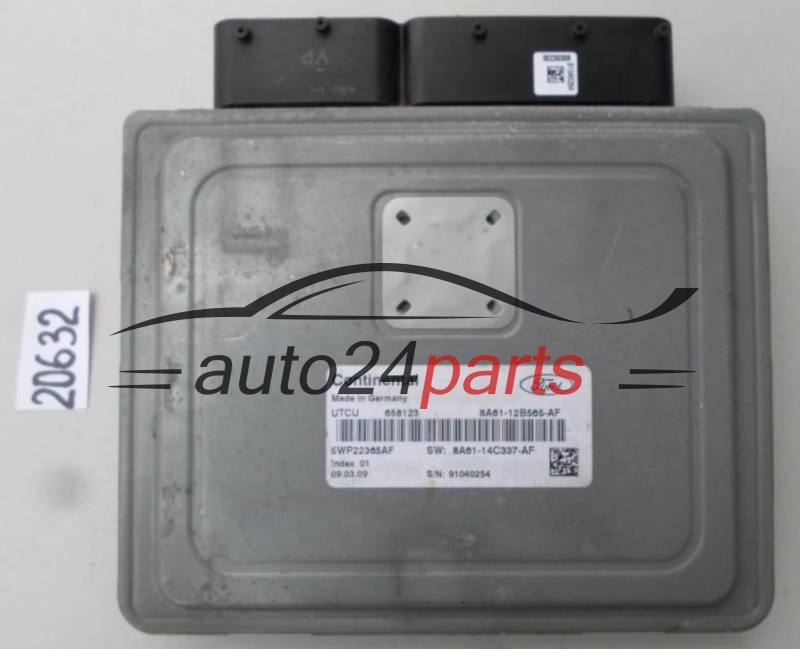 KOMPUTER STEROWNIK SILNIKA FORD FIESTA 1.4 8A61-12B565-AF, 8A6112B565AF, 5WP22365AF