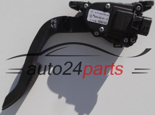 POTENTIOMETRE DE PEDALE DE GAZ D'ACCELERATEUR RENAULT TWINGO 8200 426 241-D, 8200426241D, 6PV 009 085-04, 6PV00908504