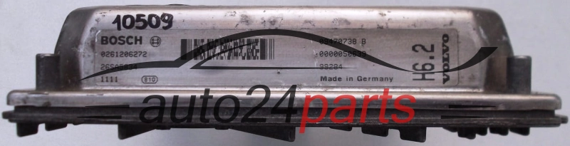 KOMPUTER STEROWNIK SILNIKA VOLVO S80 V70 2.0, BOSCH 0 261 206 272, 0261206272, 09470738 B