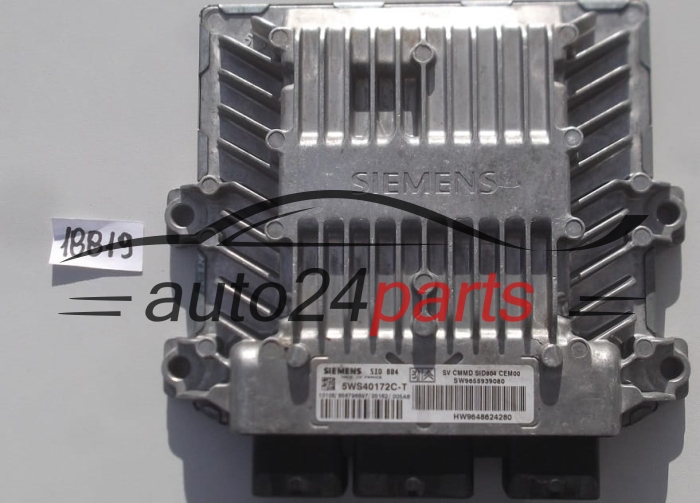 KOMPUTER STEROWNIK SILNIKA CITROEN JUMPER 3.0 HDI 5WS40172C-T, 5WS40172CT, HW9648624280, 9648624280, SID804