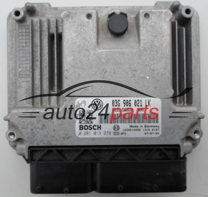CALCULATEUR MOTEUR SEAT LEON 1.9 TDI BOSCH 0 281 013 279,  03G 906 021 LK