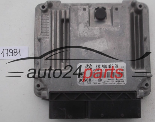 KOMPUTER STEROWNIK SILNIKA AUDI S5 4.2 FSI BOSCH 0 261 S02 546,  03C 906 056 EN