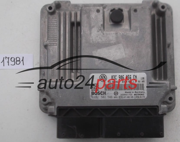 KOMPUTER STEROWNIK SILNIKA AUDI S5 4.2 FSI BOSCH 0 261 S02 546,  03C 906 056 EN