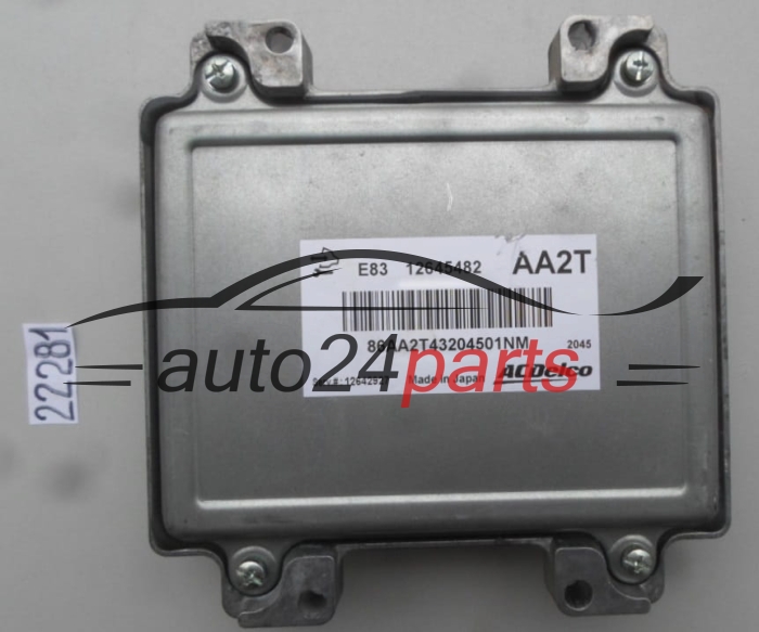 KOMPUTER STEROWNIK SILNIKA CHEVROLET AVEO ACDELCO 12645482 AA2T, 12642927 