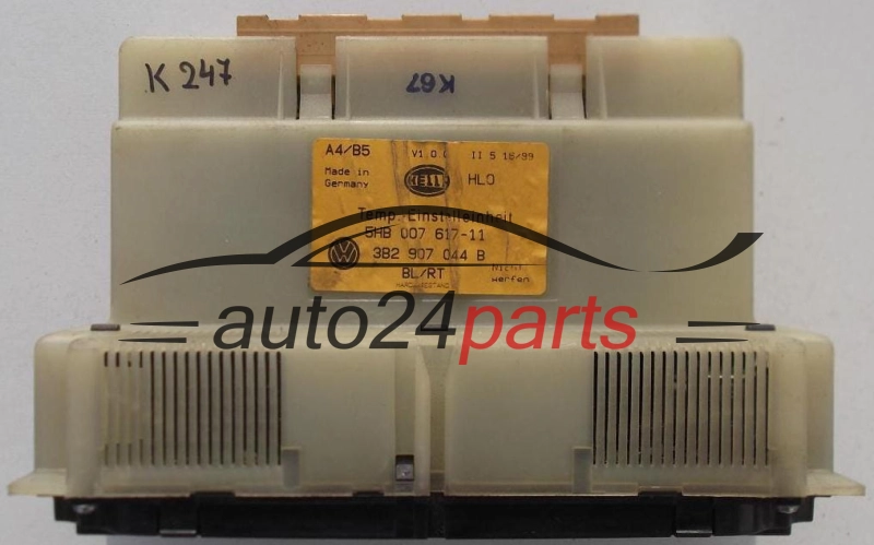 PANEL OGRZEWANIA STEROWNIK NAWIEWU REGULATOR KLIMATRONIK VOLKSWAGEN AUDI A4 B5 GOLF BORA PASSAT 3B2 907 044 B / 3B2907044B / 5HB 007 617-11 / 5HB00761711