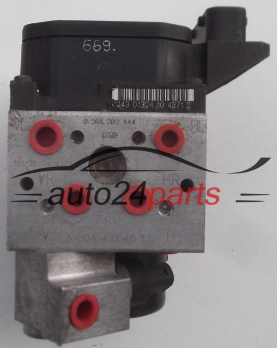 ABS pompa abs i sterownik MERCEDES BENZ S-CLASS W220 0265202444 A0044314612