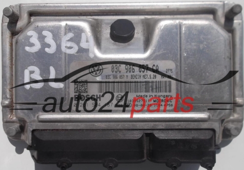 MOTORSTEUERGERÄT ECU STEUERGERÄT SEAT IBIZA 1.6 03C906057CA, 03C906057M, BOSCH 0261S04187, 1039S27511