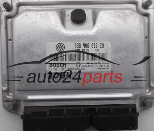KOMPUTER STEROWNIK SILNIKA SEAT IBIZA 1.9 TDI BOSCH 0 281 010 690, 0281010690, 038 906 012 EM, 038906012EM