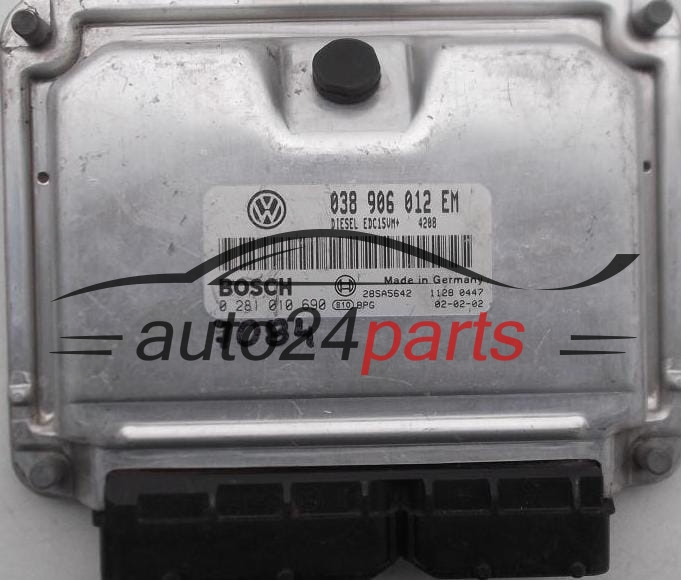 KOMPUTER STEROWNIK SILNIKA SEAT IBIZA 1.9 TDI BOSCH 0 281 010 690, 0281010690, 038 906 012 EM, 038906012EM