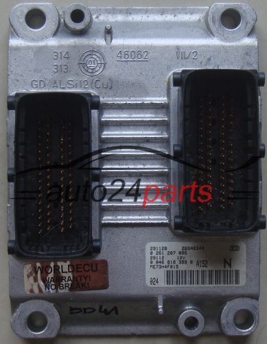 KOMPUTER STEROWNIK SILNIKA FIAT STILO 1.2 BOSCH 0 261 207 086,  0 046 818 388 0