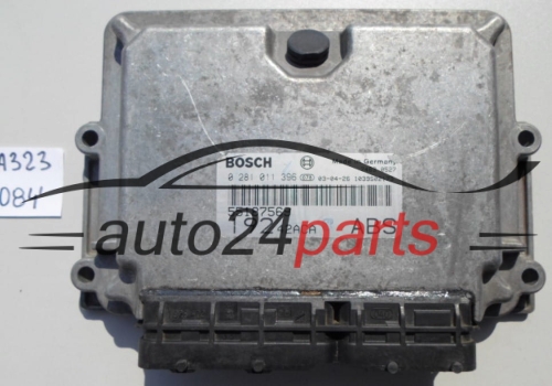 KOMPUTER STEROWNIK SILNIKA FIAT STILO 1.9 JTD BOSCH 0 281 011 396,  55187569