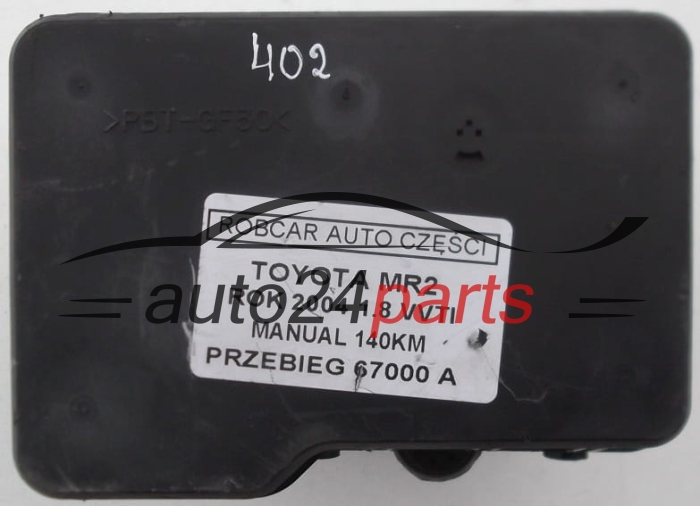 POMPE HYDRAULIQUE ET CALCULATEUR d'ABS TOYOTA MR2 1.8 DENSO 133800-0060, 44510-17090,  89541-17070