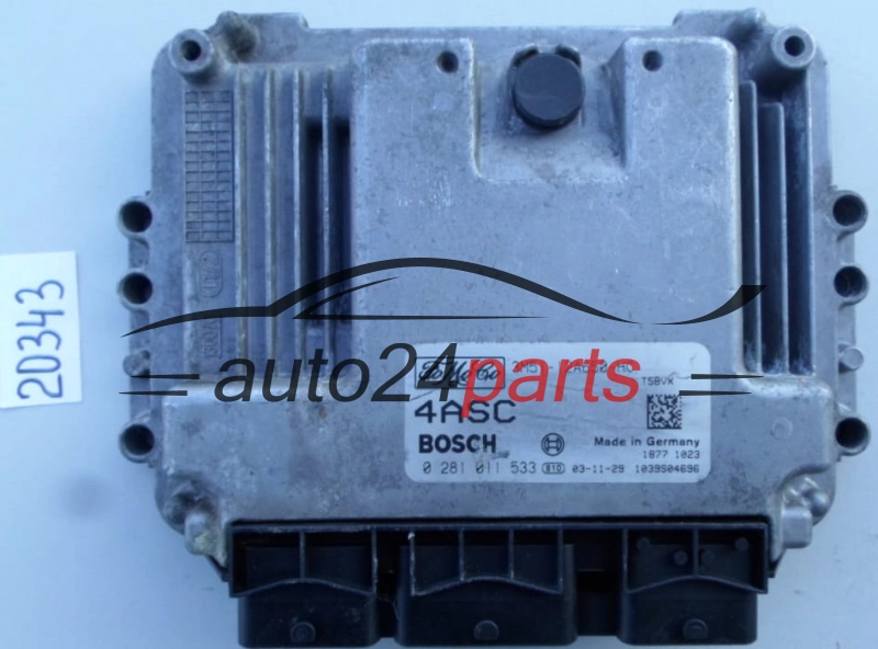 KOMPUTER STEROWNIK SILNIKA FORD MAZDA 1.6 TDCI BOSCH 0 281 011 533, 0281011533, FoMoCo 3M51-12A650-HC, 3M5112A650HC