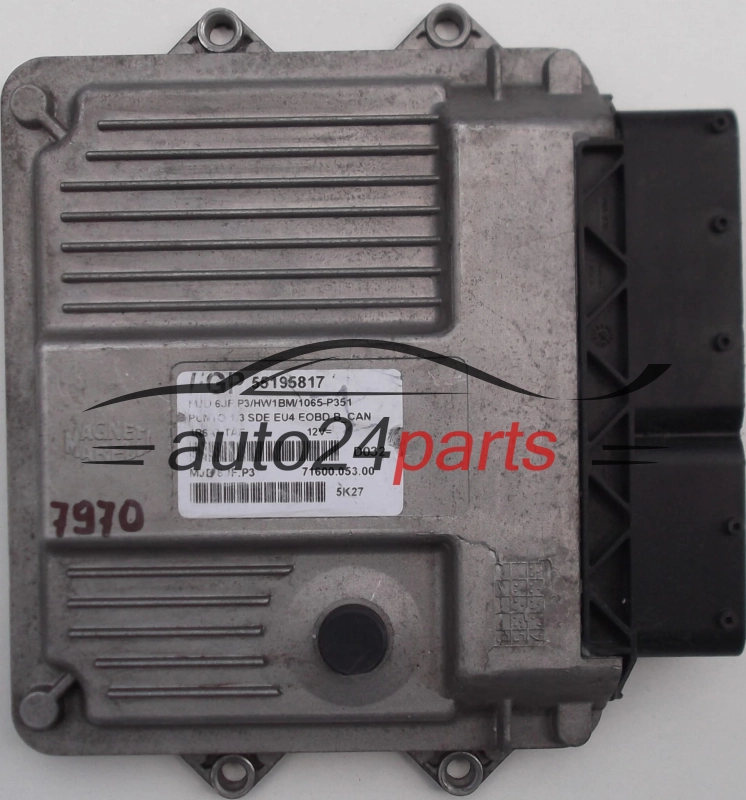 KOMPUTER STEROWNIK SILNIKA FIAT PUNTO 1.3 JTD MAGNETI MARELLI MJD 6JF.P3