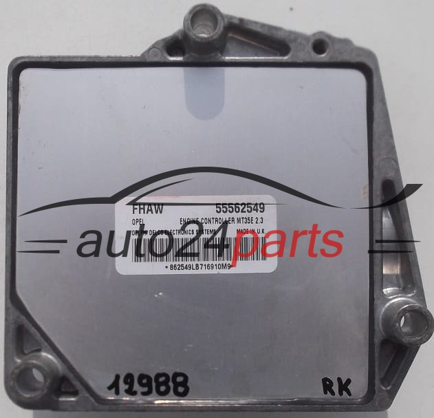 KOMPUTER STEROWNIK SILNIKA OPEL ASTRA H ZAFIRA B DELPHI DELCO 55562549 FHAW, 55562549FHAW