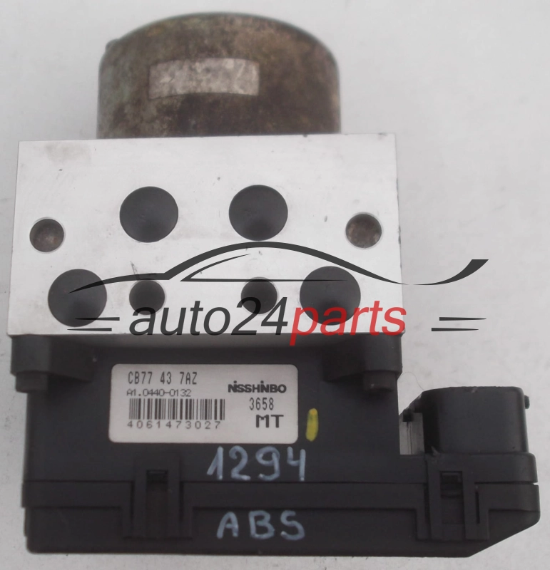 ABS POMPA I STEROWNIK MAZDA PREMACY NISSHINBO A1.0440-0132, A104400132, CB77 43 7AZ, CB77437AZ, 3658 MT
