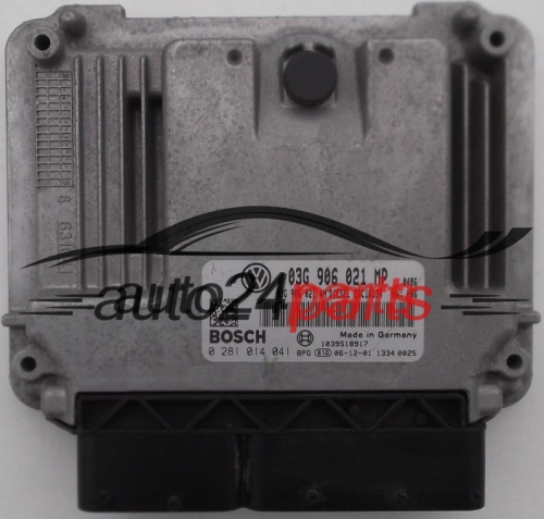 MOTORSTEUERGERÄT ECU STEUERGERÄT VW VOLKSWAGEN TOURAN 2.0 TDI 03G906021MP, 03G906021AN, BOSCH 0281014041