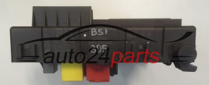SKRZYNKA ELEKTRYCZNA PRZEKAŻNIKÓW I BEZPIECZNIKÓW MODUŁ NADWOZIA CENTRALKA KOMFORTU BSI OPEL VECTRA, SIGNUM 93176918 BH, 519077119