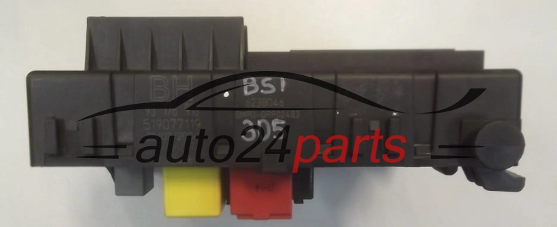 SKRZYNKA ELEKTRYCZNA PRZEKAŻNIKÓW I BEZPIECZNIKÓW MODUŁ NADWOZIA CENTRALKA KOMFORTU BSI OPEL VECTRA, SIGNUM 93176918 BH, 519077119
