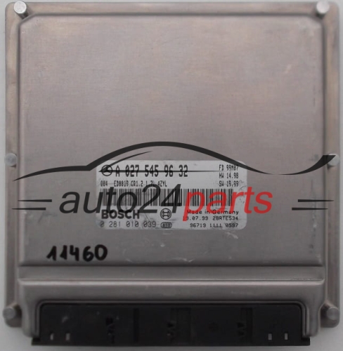 KOMPUTER STEROWNIK SILNIKA MERCEDES W168 A-KLASS 170 CDI A0275459632