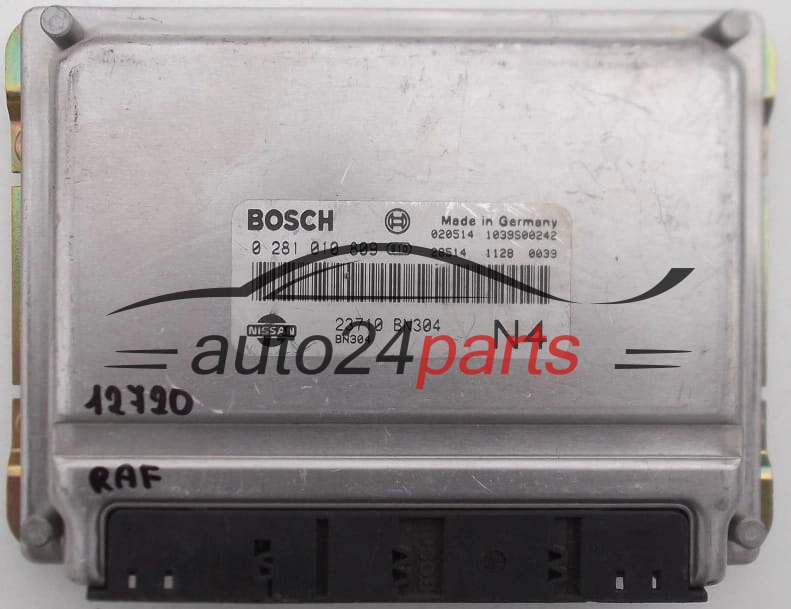 KOMPUTER STEROWNIK SILNIKA NISSAN ALMERA 2.2 DTI BOSCH 0 281 010 809, 23710 BN304