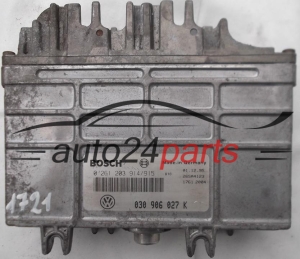 ECU CENTRALITA DE MOTOR VW VOLKSWAGEN POLO BOSCH 0 261 203 914/915, 0261203914, 0261203915, 030 906 027 K, 030906027K