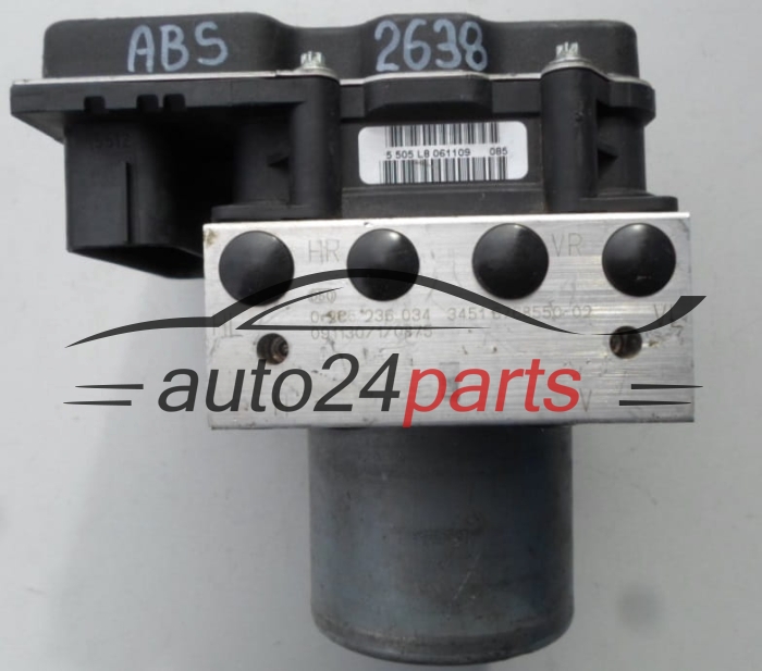 POMPE HYDRAULIQUE ET CALCULATEUR d'ABS BMW Z4 BOSCH 0 265 236 034, 0265236034, 34516768550-02, 3451676855002, 0265950767 
