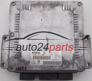 CENTRALITA DE MOTOR CITROEN PEUGEOT FIAT 2.2 HDI BOSCH 0 281 011 522, 0281011522, 96 558 167 80, 9655816780, 9640938180, EDC15C2 24
