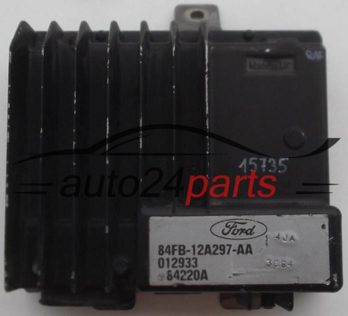 MOTORSTEUERGERÄT ECU STEUERGERAT FORD FIESTA 84FB-12A297-AA, 84FB12A297AA 