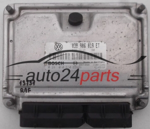 KOMPUTER STEROWNIK SILNIKA VOLKSWAGEN SHARAN GALAXY BOSCH 0 281 010 630, 0281010630, 038 906 019 ET, 038906019ET