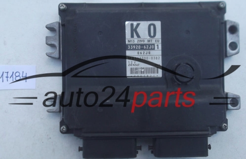 MOTORSTEUERGERÄT ECU STEUERGERAT SUZUKI SWIFT 1.3, 33920-62J0, 3392062J0, K0, DENSO MB112300-0382, MB1123000382