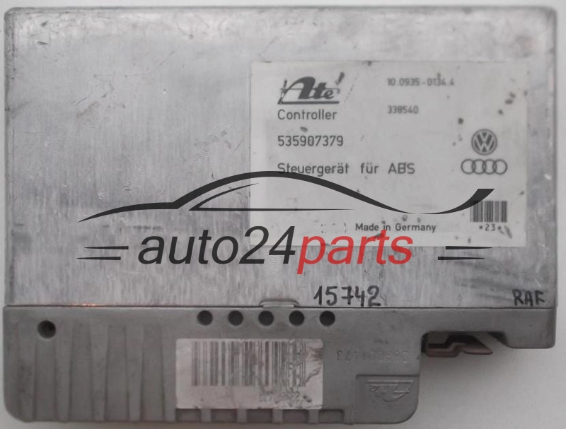 ABS STEROWNIK VW CORRADO GOLF JETTA PASSAT 535907379 10.0935-0134.4, 10093501344, 535907379, 03001-AWCA