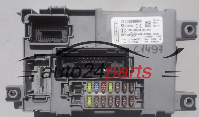 CAJA ELECTRICA DE FUSIBLES MODUL CITROEN FIAT Delphi 28330965, 01368890080