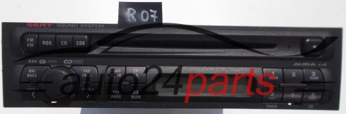 RADIO CD SEAT 1M0 035 186 D / 1M0035186D / SEZ2Z6B1343951 - R07