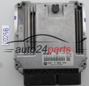 KOMPUTER STEROWNIK SILNIKA BMW MINI COOPER 1.6 D BOSCH 0 281 012 722, 0281012722, DDE 7 808 454, DDE7808454, 7808454 - 20258, 21340