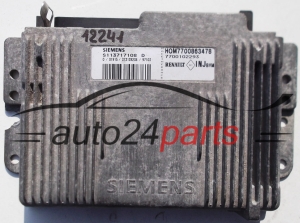 CALCULATEUR MOTEUR RENAULT LAGUNA 1.8, SIEMENS S113717108 D, S113717108D, HOM7700863478, 7700102293