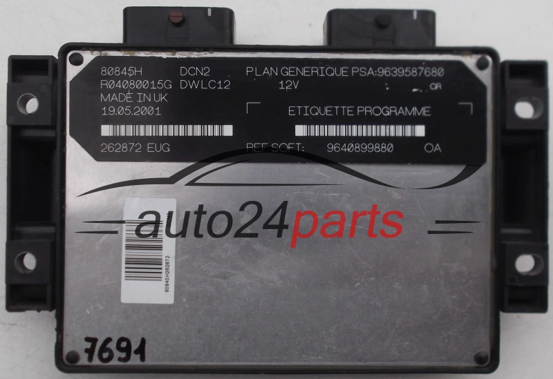 KOMPUTER STEROWNIK SILNIKA CITROEN PEUGEOT 1.9 LUCAS R04080015G